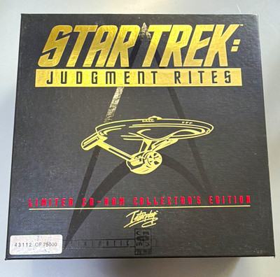 スタートレック・ジャッジメントライツ リミテッド CD コレクターズエディション Interplay Star Trek: Judgment Rites Limited Collector's Edition PC