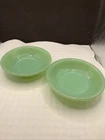JADEITE Fire King Anchor Hocking 4 1/2" BERRY BOWL Set Of 2