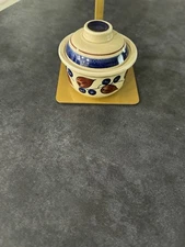 VTG Figgjo Flint Norway BEITO Sugar Bowl With Lid Made In Norway 1970's