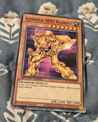 Elemental HERO Bladedge - SGX2-ENA09 - 1st Edition - Yugioh