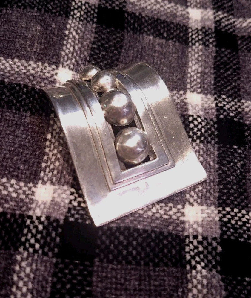 Handcrafted Mexican Artisan 925 Silver Statement … - image 7