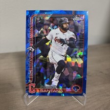 2025 Topps Chrome Update Sapphire Edition #USC11 Carlos Santana