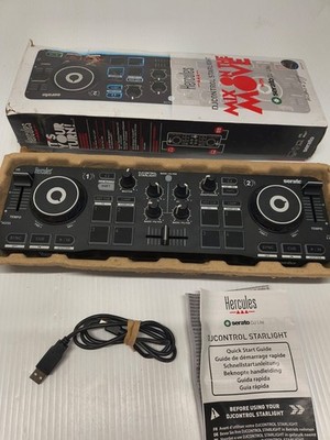 Hercules DJControl Starlight Pocket USB DJ Controller with Serato DJ Lite