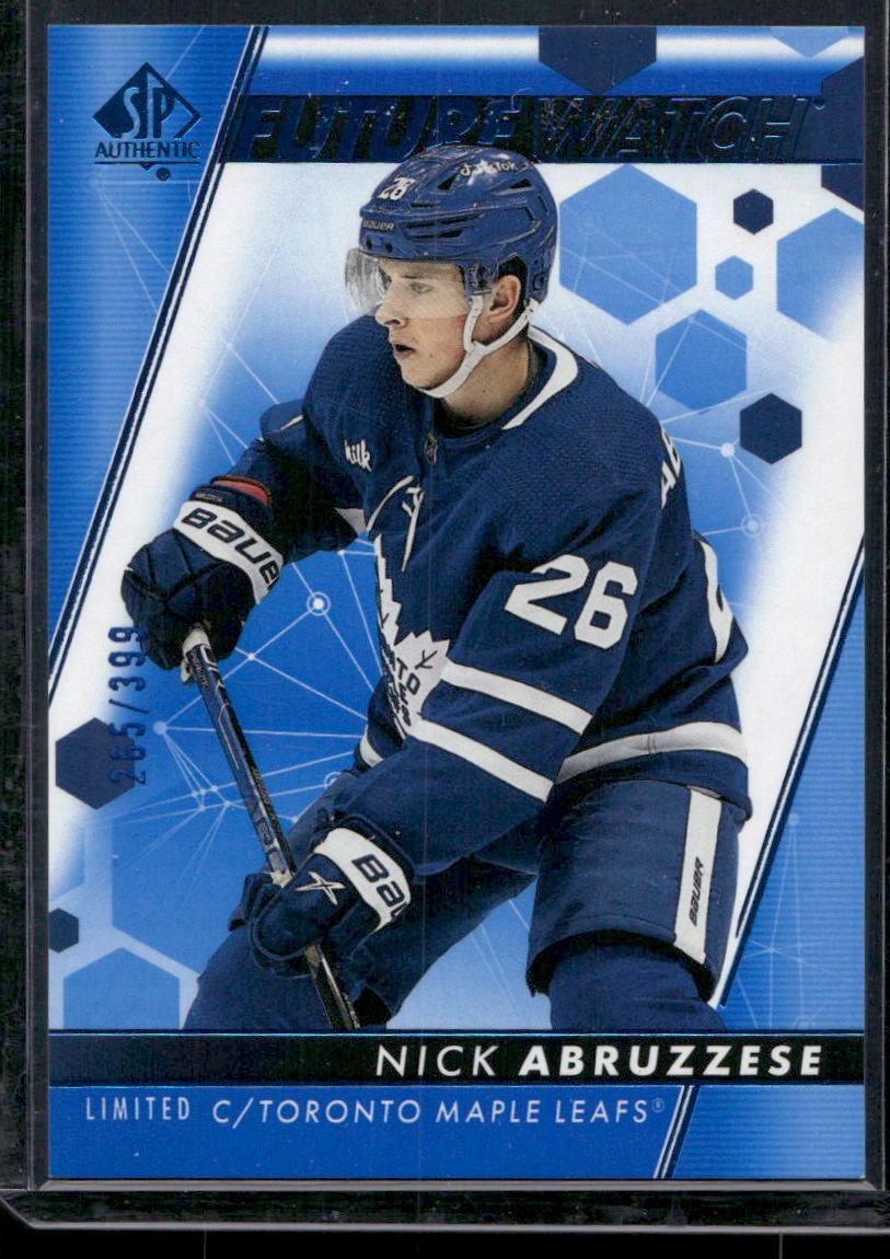 2022-23 SP Authentic #127 Nick Abruzzese Limited Blue #/399