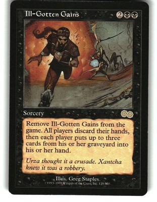 Magic The Gathering - Urza's Saga Ill-Gotten Gains 138 Rare 1998