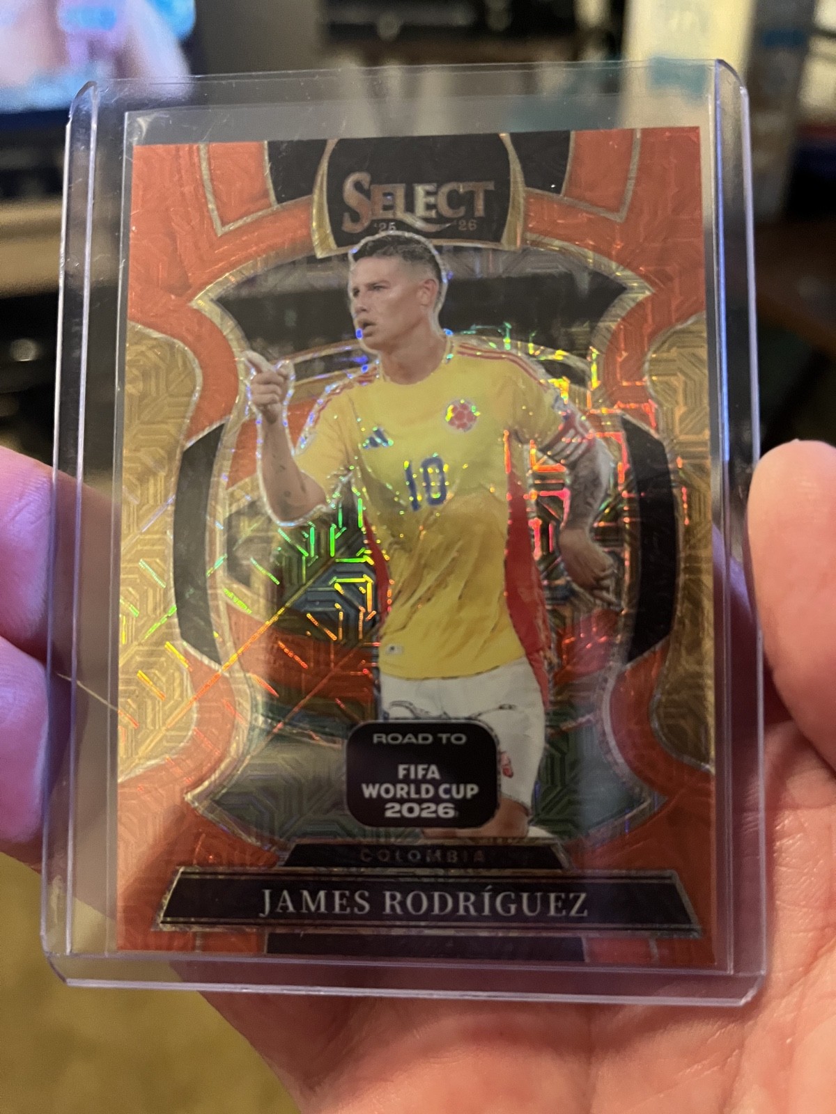 2025-26 Select World Cup - James Rodriguez Orange Mojo /825 - Columbia