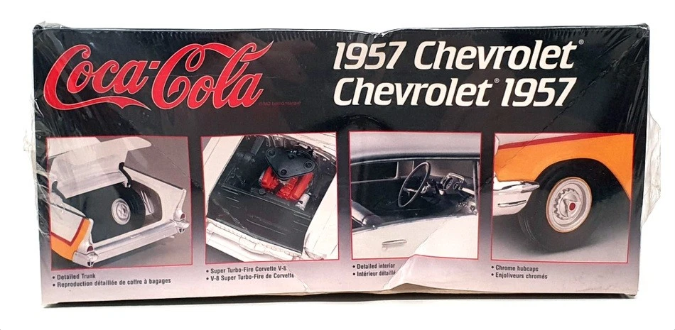 AMT Ertl 1/25 Scale Unbuilt Kit H862 - 1957 Chevrolet Coca-Cola - Image 3 of 4