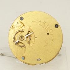 Rare DUPLEX Pocket Watch Movement Men's no fusee chronometer no repeater RAR
