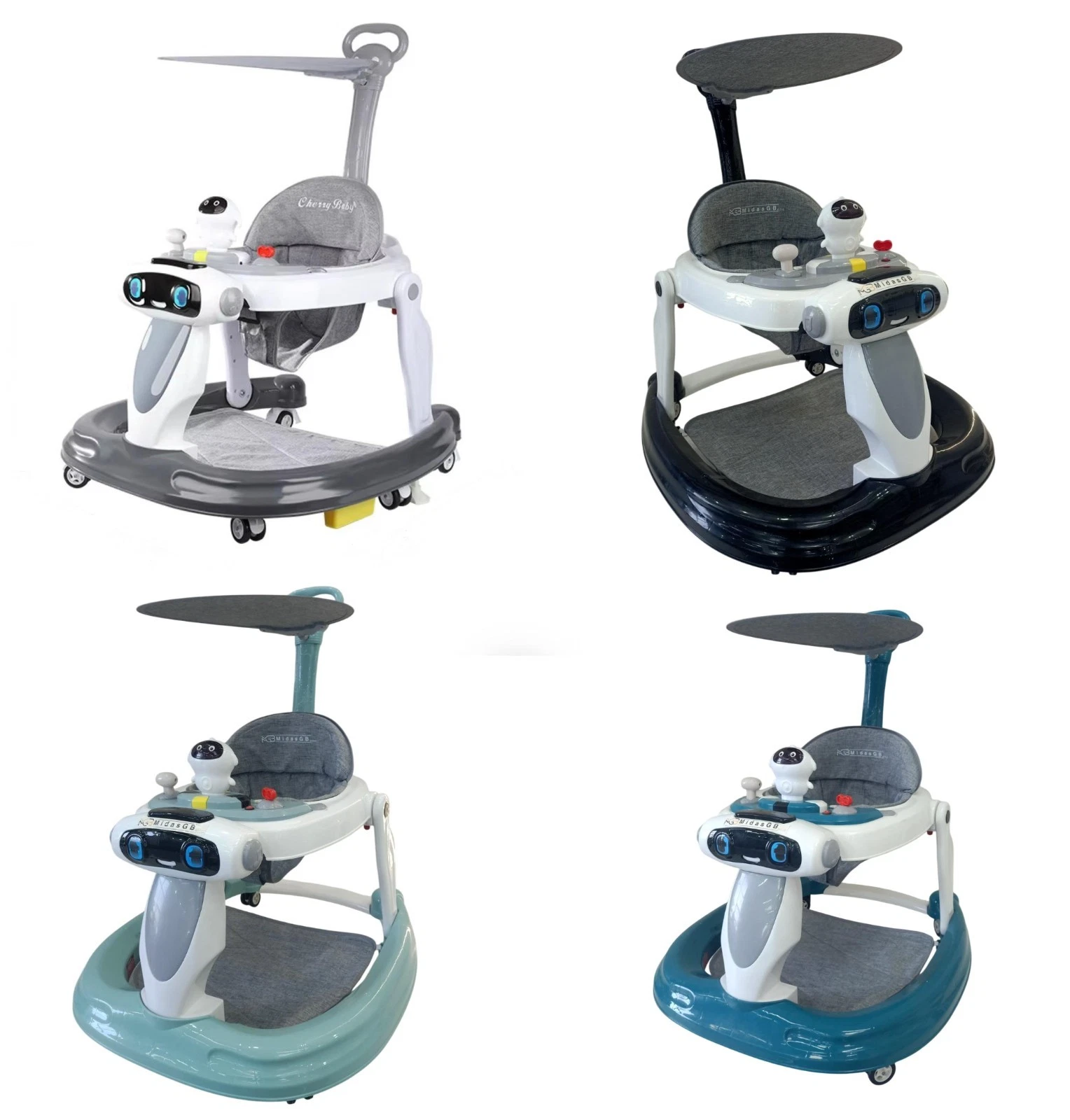 Baby Walker with Music Light Push Handle First StepActivity Canopy Toddler Chair
Opens in a new wind