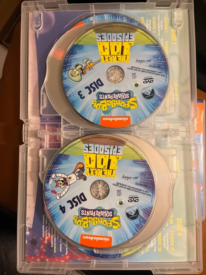 SpongeBob Squarepants The Next 100 Episodes (DVD) 16 Disc Set - EUC - Image 4 of 4