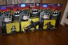 Vtg 3 Batman Die Cast Figures Batman Returns 1992 Movie Metal Ertl