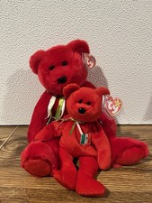 Ty Beanie Baby  Ty Buddy OSITO the Mexican Bear 14" MWMTs Stuffed Toy set of 2