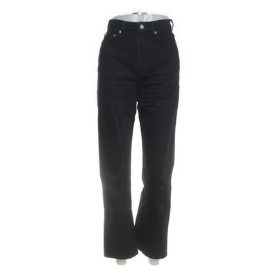Weekday, Jeans, Größe: 25/30, Howe Extra High Straight Jeans, Schwarz #mg0