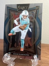 🔥2024 Panini Select Malik Washington Rookie #71 Concourse Miami Dolphins🔥