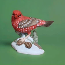 Lenox 2016 Christmas Strawberry Finch hand painted porcelain Limited Edition COA