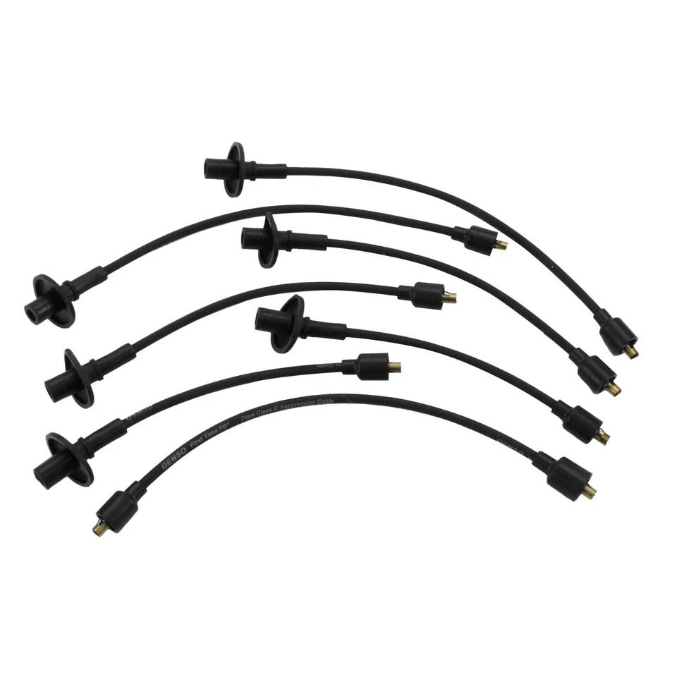 For Dodge 330 Charger Dart Plymounth Fury Ignition Spark Plug Wire Set 7mm DENSO - Image 2 of 4
