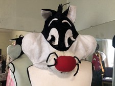 Sylvester The Cat Looney Tunes Costume Handmade Childs Size 12-14 Halloween