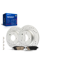 Kax 11.01 Rear Rotors And Pads Kit For 2006-2012 Ford Fusion 2008-2013 Mazda 6