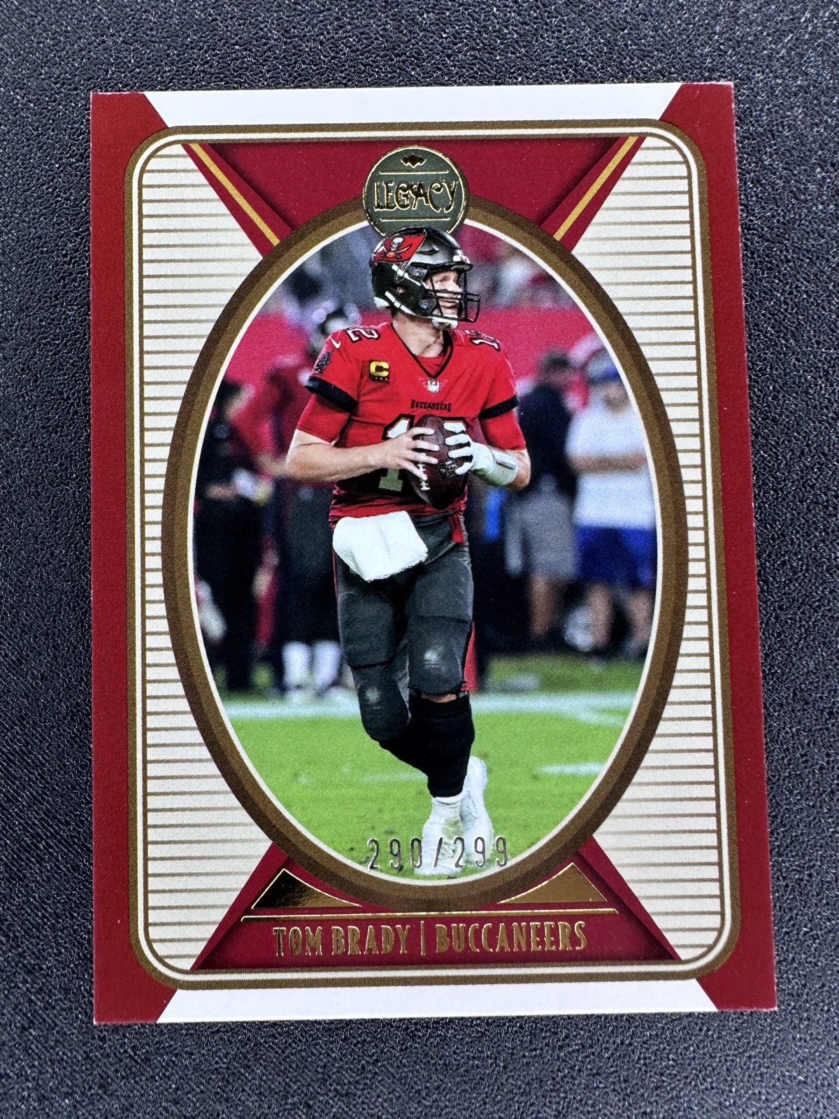 2022 Panini Legacy - Tom Brady #91 Red /299 SSP
