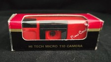 RARE Vintage Hi-Tech Red Pierre Cardin Micro 110 Travel Camera NOS