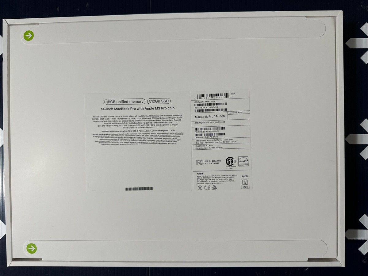 Apple MacBook Pro 14 in 2023 Space Black/Apple M3 Pro 4.05