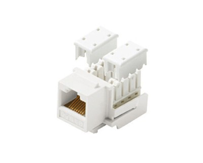 Steren Cat5e Keystone Jack 90 Degree RJ45 White