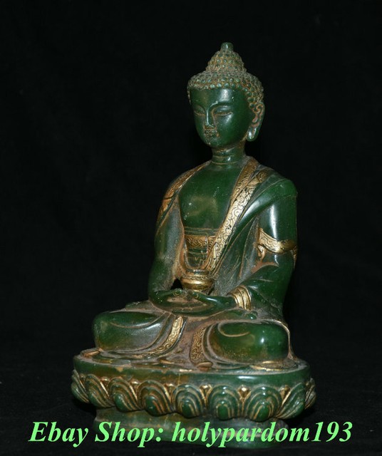 Solid Jade Miniature Buddha Carving MINT CONDITION!! eBay