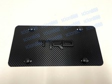 1 pieza 3D BlackTRD Estilo Emblema Carbono Estilo Aluminio Tocador Frontal Placa de Licencia