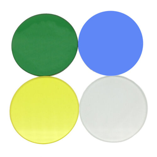 Microscope 1 Optical Filter 32mm Transparent/Frosted Green Blue Yellow Red White - Picture 1 of 14