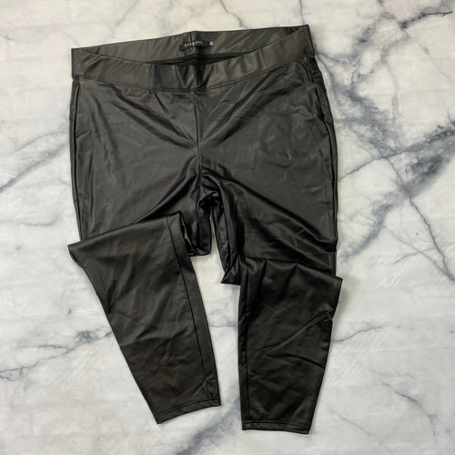 One 5 One Faux Leather Leggings Plus 