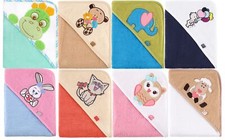 Be Mammy Kapuzenhandtuch Babyhandtuch aus Baumwolle 100cm x 100cm Handtuch