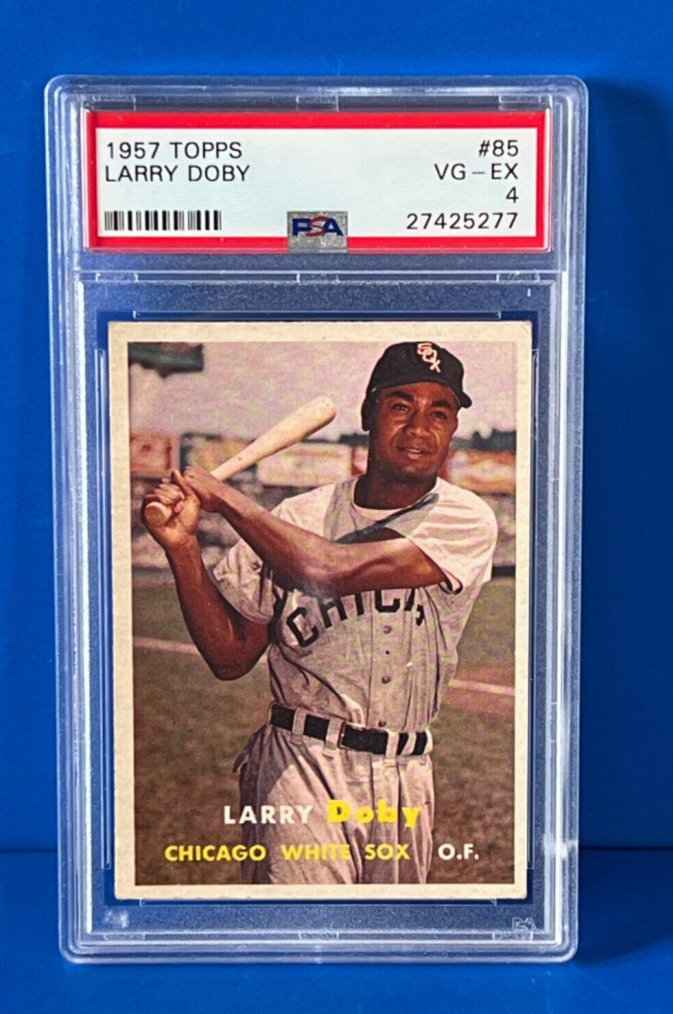 1957 Topps Larry Doby Baseball Card #85 PSA 4