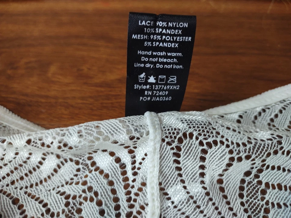 Rene Rofe  Lace Hipster Panties Plus Size 3X Ivory NWOT - Image 3 of 4
