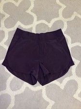 Member's Mark Women's 4-Way Stretch Ribbed Side Woven Shorts w/ Pockets Small