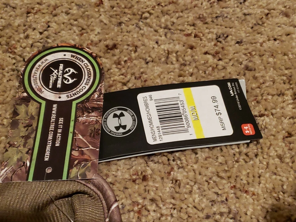 Nuevo Para Hombre Under Armour Franquicia 1/4 Cremallera Realtree Xtra Verde Camuflaje M 1291448-946 Foto 4 de 4