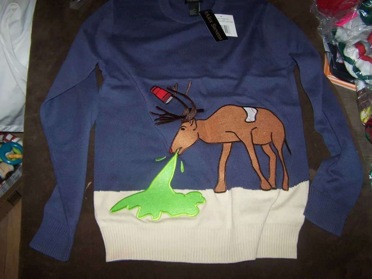 Puking reindeer hotsell