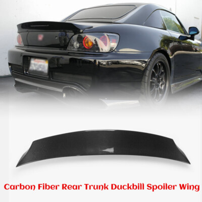 For Honda S2000 AP1 AP2 ZR Style Carbon Fiber Rear Trunk Duckbill