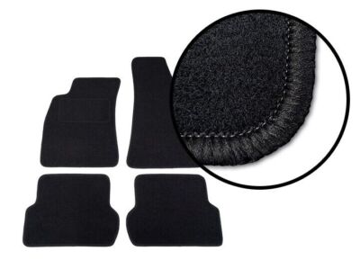 VELOURS FUßMATTEN für NISSAN PATHFINDER I (1986 - 1995) SCHWARZ hohe Qualität