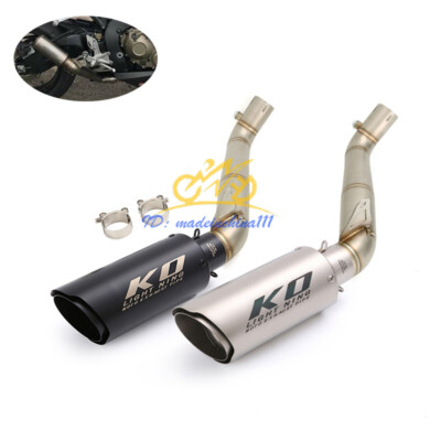 For Honda CBR1000RR 2008-2016 Motorcycle Exhaust Mid Link Pipe Muffler Escape