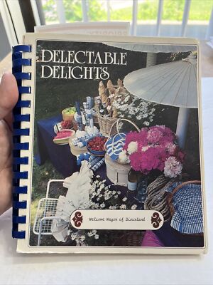 VTG Welcome Wagon Cook book Sioux City Iowa IA ethnic German cookie bars brownie