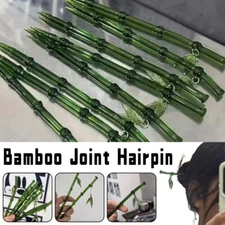 Chinese Style Bamboo Leaf Hair Stick Vintage Chopstick Hairpin Hair Accessories.