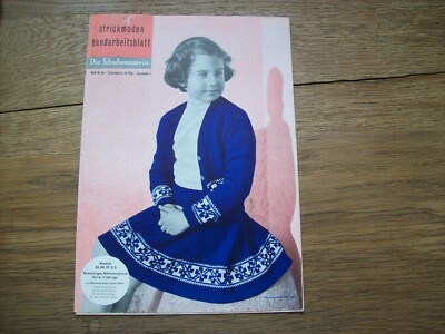 Die Schachenmayrin Heft 8/56 (Vintage 1950er Jahre) Strickanleitungen STRICKMODE