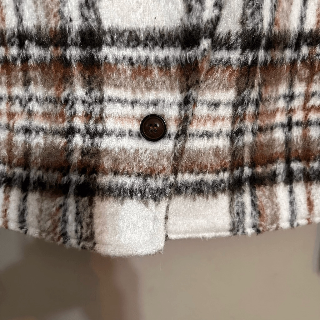 Greylin Chestnut Brown Dasia Brushed Plaid Moto J… - image 5