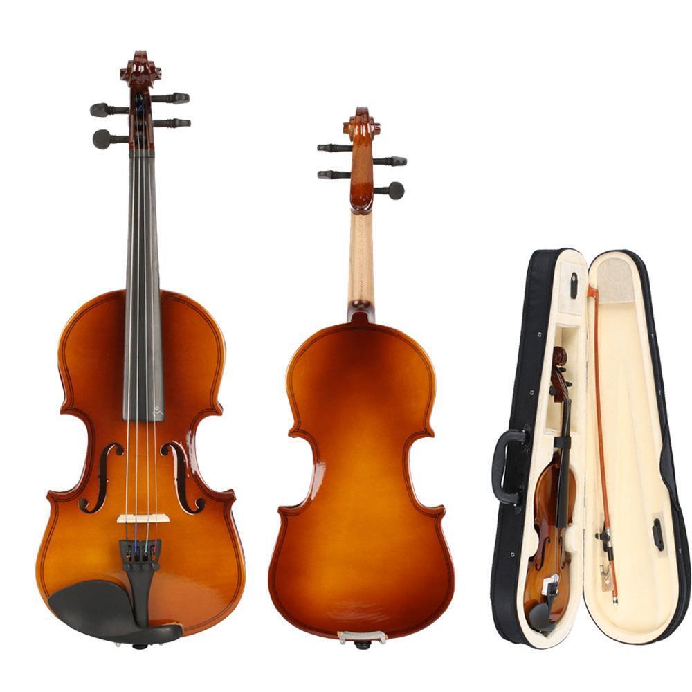 New Perfect Natural Acoustic Violin/Fiddle 1/4 Size with Case & Bow