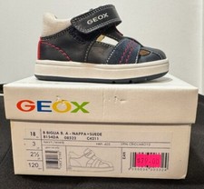 GEOX Biglia Sandalo Blu Navy (Nuovo con scatola)