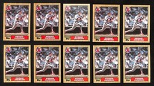 1987 Topps #300 Reggie Jackson 10ct Angeles Baseball Card Lot 1502D