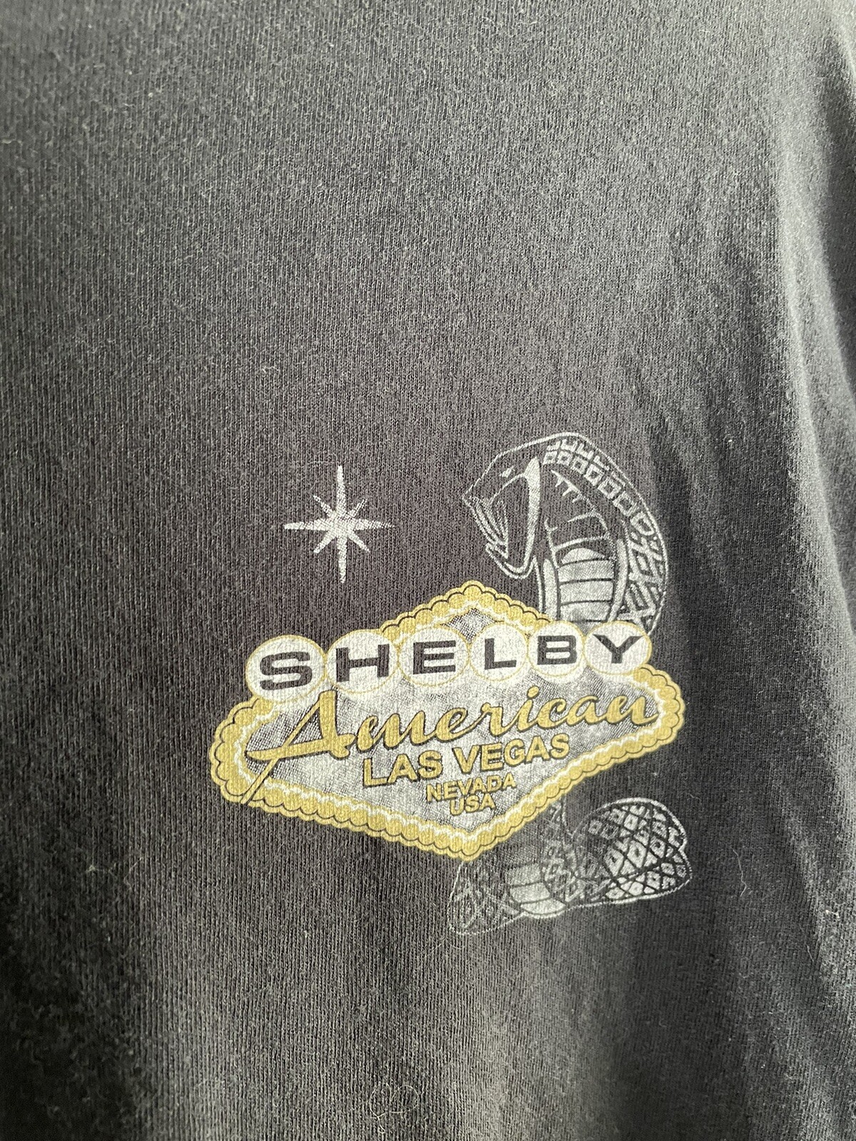 Shelby Las Vegas Cars Black Tee 340516-BLK | eBay