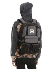 Game Over Watch OW MVP Cosplay Backpack Laptop Bag School Bag Rucksack Big 40L
