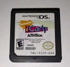 Nickelodeon iCarly Nintendo DS Activision TWL-VICE-USA Authentic Game 2009