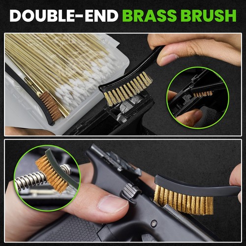 Gun Cleaning Kit – Gun Cleaning Supplies in Box - Swabs,Brush & 28" Cleaning Rod - Picture 8 of 8